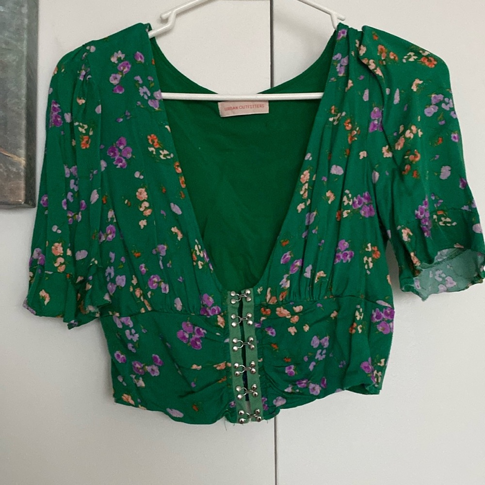 UO Flower Crop Top